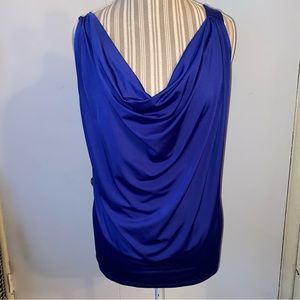 Kardashian Kollection Tank Blue Buttery Soft Size L